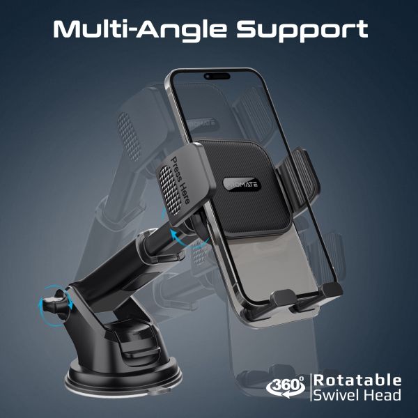 Picture of Secure Smartphone Holder with Anti-Slip Secure Mount For Dashboard & Windscreen