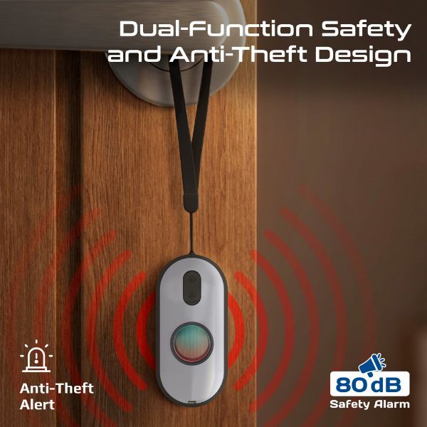 Picture of Portable Anti-Peep IR Camera Detector with Trigger Alarm & Flashlight. Black