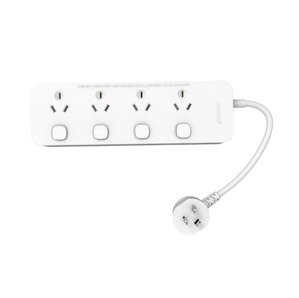 Picture of Jackson 4 Outlet Switch Control Powerboard White