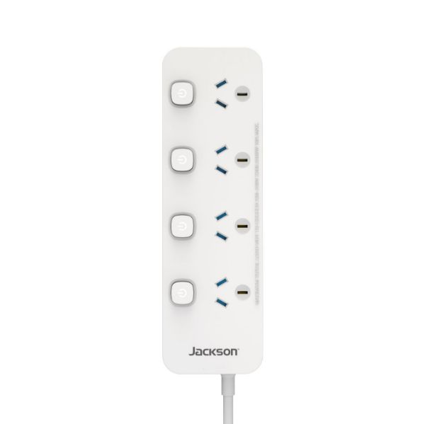 Picture of Jackson 4 Outlet Switch Control Powerboard White