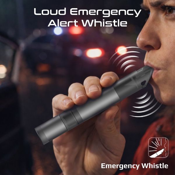 Picture of All-in-One Emergency Rescue Tool with Hammer, Seatbelt Cutter & LED Light