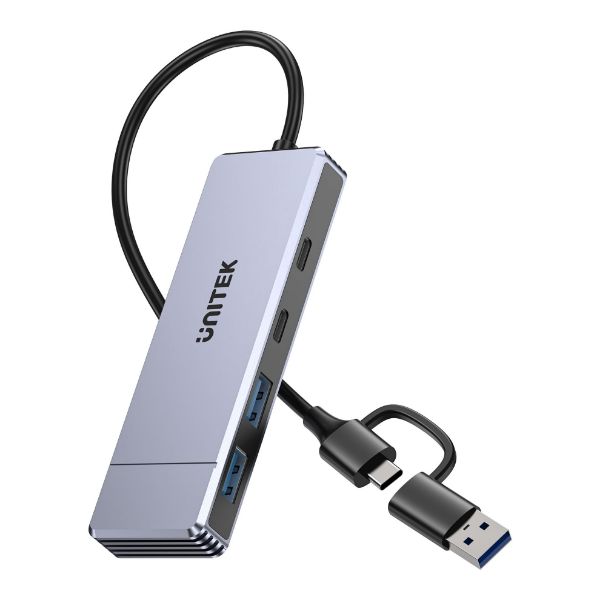 Picture of Omni Series 4-in-1 USB Hub. 2x USB-A/2x USB-C Ports Dual USB-C/USB-A Connector