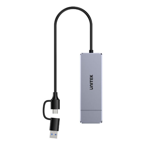 Picture of Omni Series 4-in-1 USB Hub. 2x USB-A/2x USB-C Ports Dual USB-C/USB-A Connector