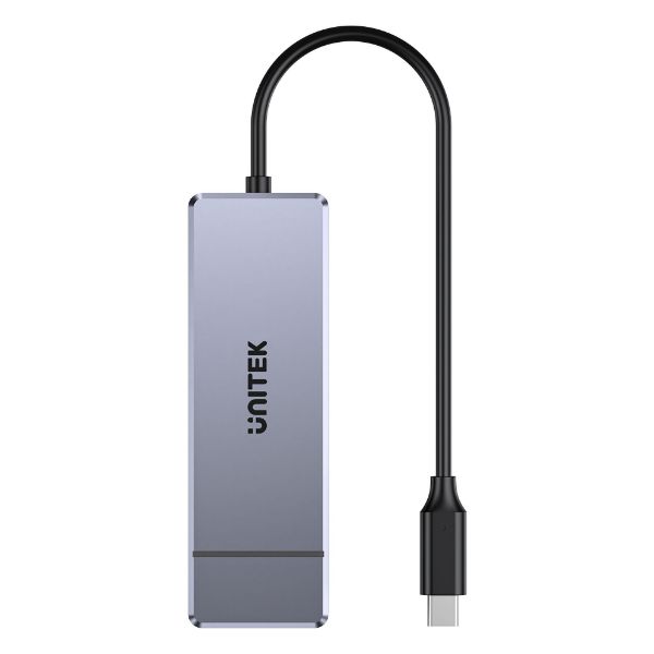 Picture of Omni Series 6-in-1 USB Hub. 1x USB-C, 3x USB-A, 1x HDMI. PD100W, USB-C Connector