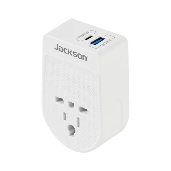 Picture of Jackson Move Inbound USA+UK 20W USB-A+ USB-C Travel Adaptor