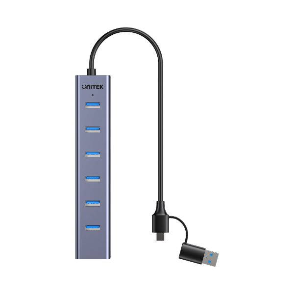 Picture of USB 7-in-1 Port Hub 7x USB-A USB-A/USB-C Connector