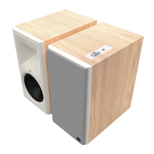 Picture of The Sevens II 6.5" Powered Book Shelf Speakers - RED OAK With FREE AUSTIN Speaker