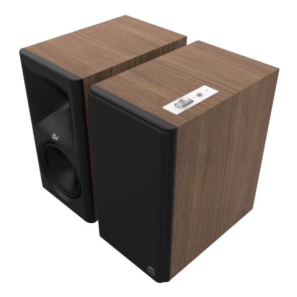 Picture of The Sevens II 6.5" Powered Book Shelf Speakers - Walnut With FREE AUSTIN Speaker