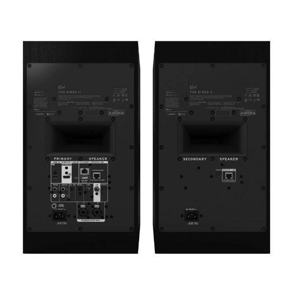 Picture of The Nines II 8" Powered Book Shelf Speakers - EBONY With FREE NASHVILLE Speaker