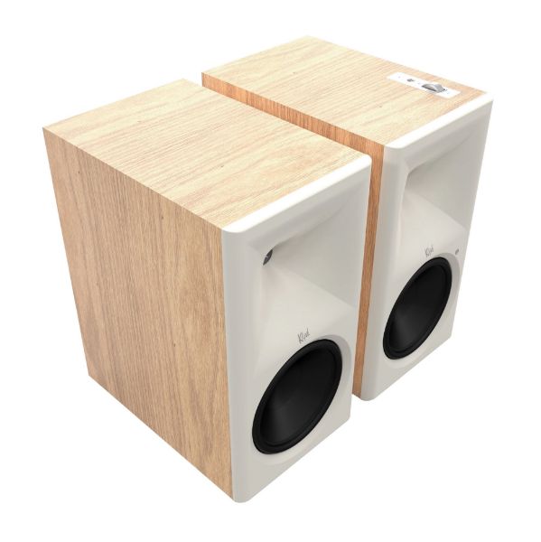 Picture of The Nines II 8" Powered Book Shelf Speakers - RED OAK With FREE NASHVILLE Speaker