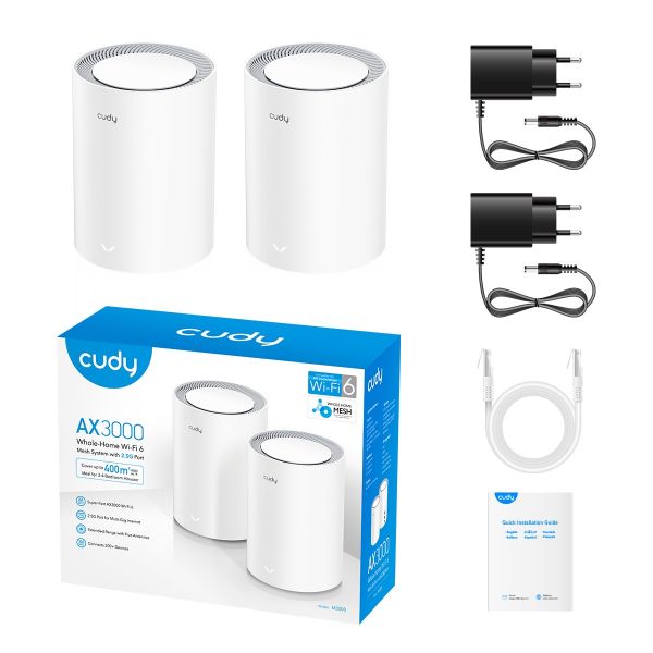 Picture of AX3000 2-Pack 2.5G Dual-Band Mesh System Bundle with BONUS Single Unit FREE