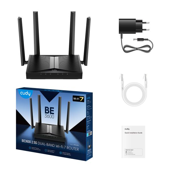 Picture of BE3600 2.5G Dual Band Wi-Fi 7 Router Bundle with BONUS RE3000 Range Extender FREE