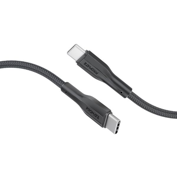 Picture of 3M USB-C to USB-C Flexible Cable. Supports 3A 480Mbps Data, Black