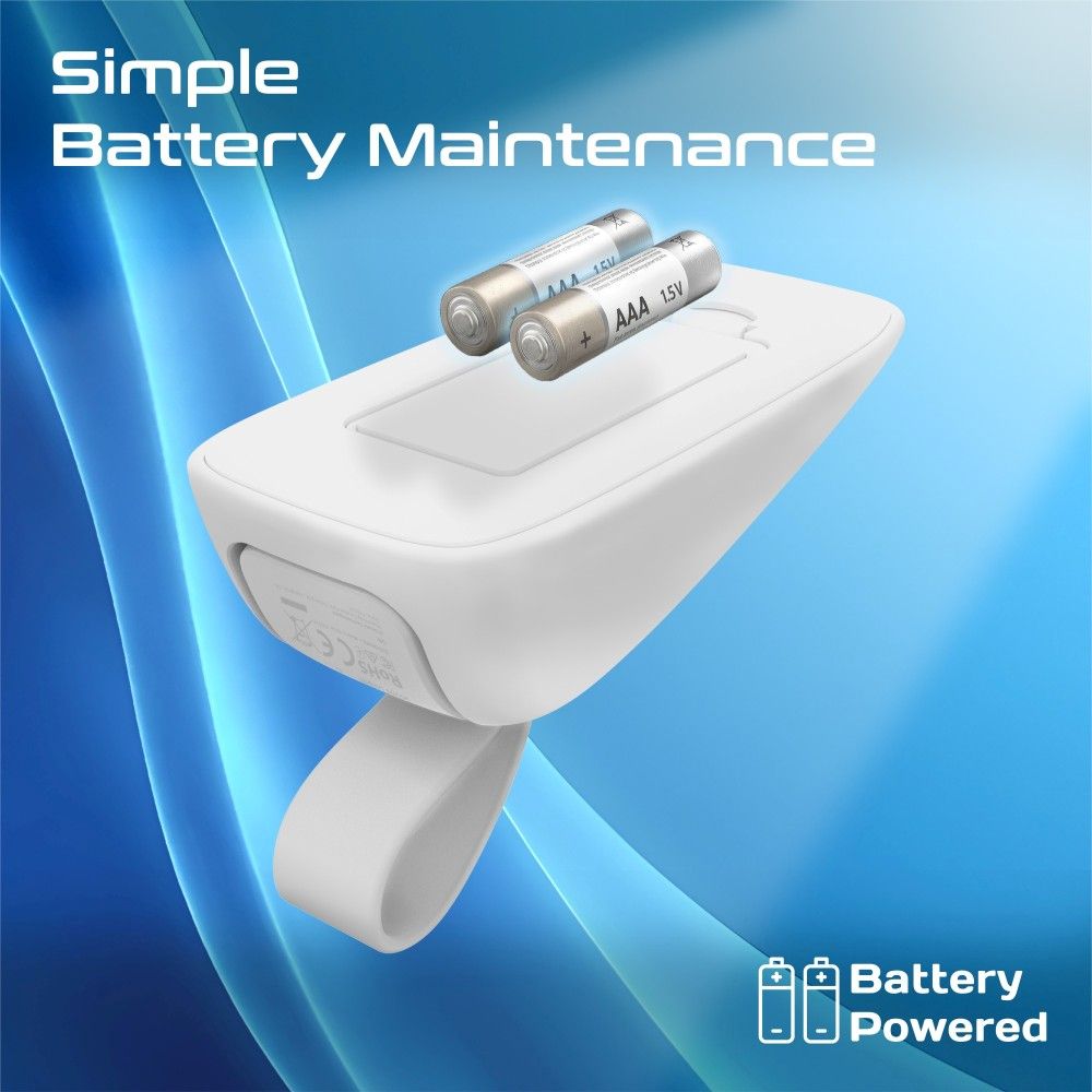 DoorShield White AAA Battery Powered