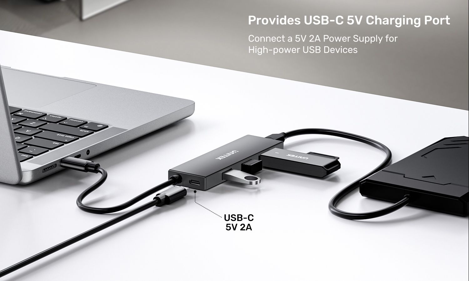 UNITEK USB-C 5V Power Input