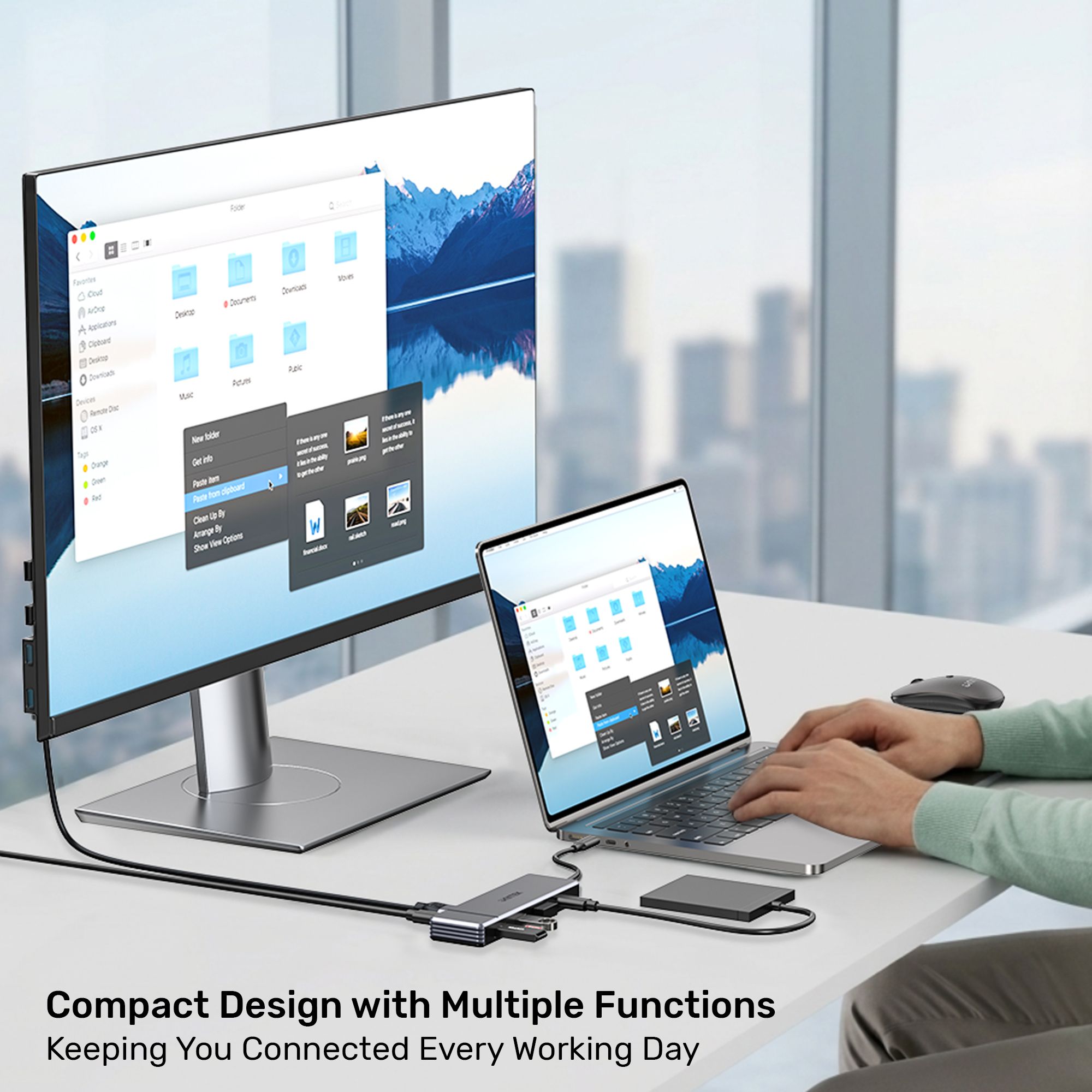 UNITEK Omni H6 Plus workstation connectivity
