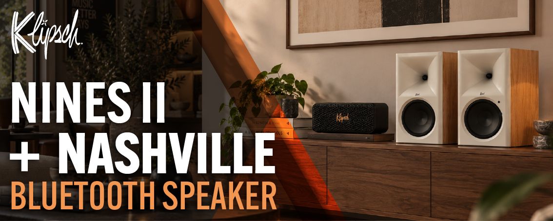 Klipsch The Nines II with Free Nashville Bluetooth Speaker Promotion