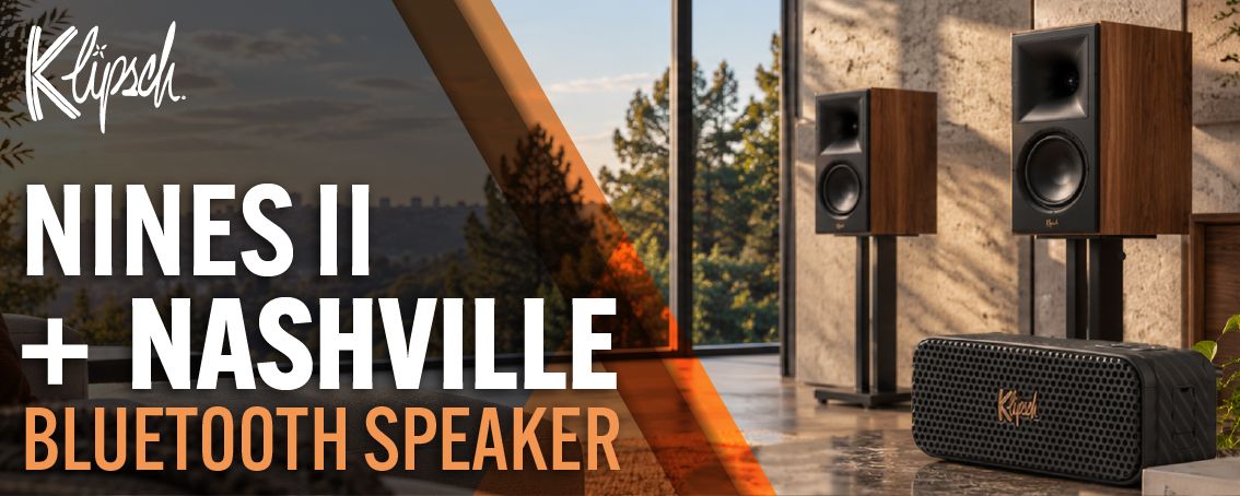 Klipsch The Nines II with Free Nashville Bluetooth Speaker Promotion