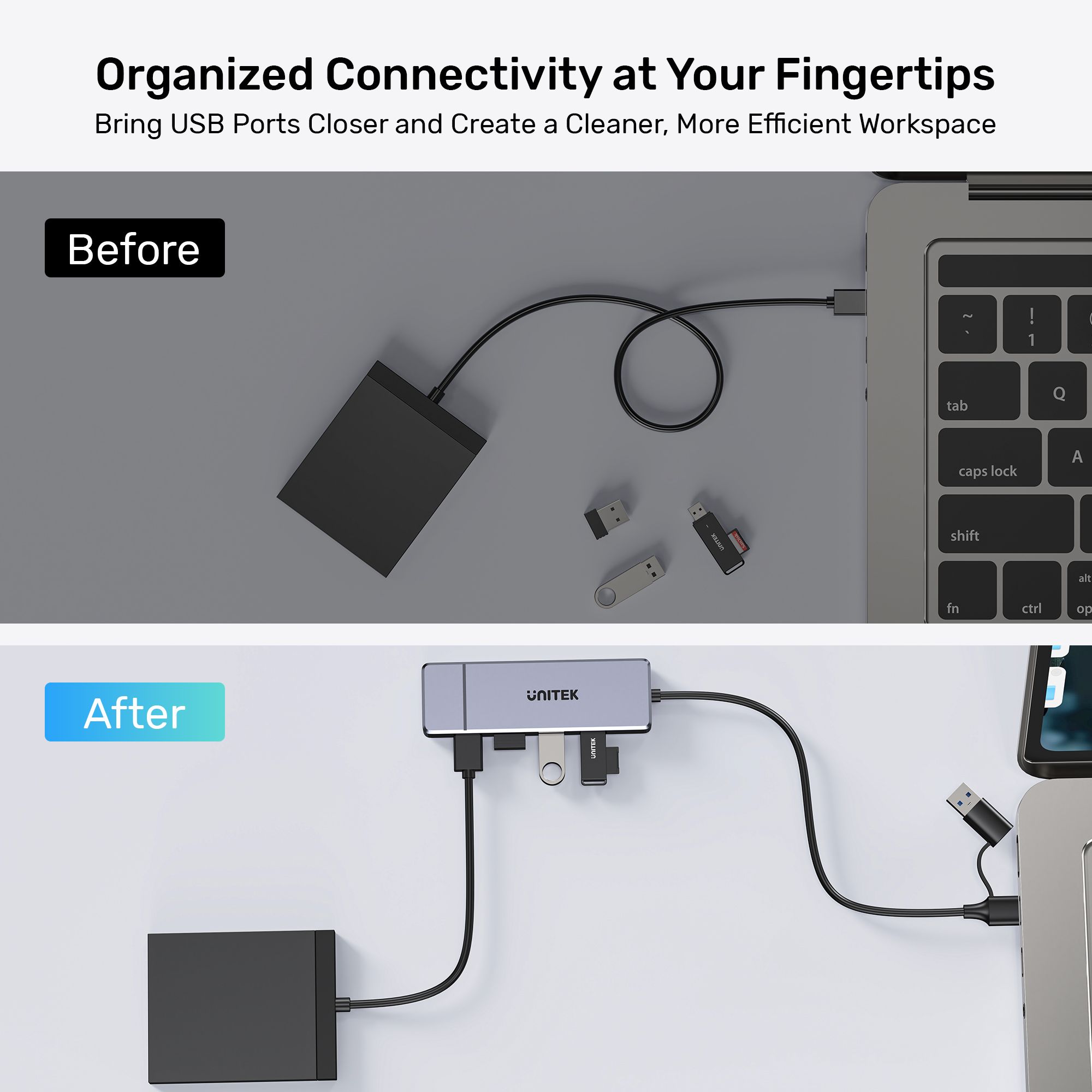 UNITEK Omni Q4 Organised Connectivity