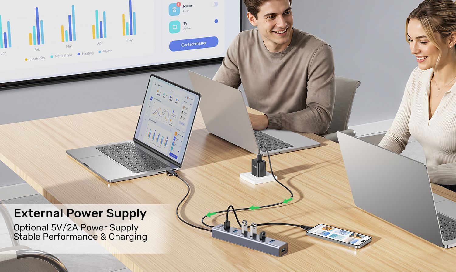 Unitek Powered USB Hub