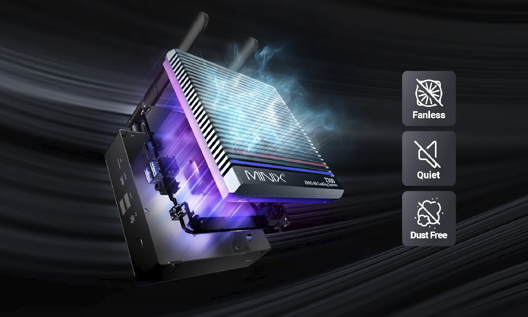 MINIX Z300-0dB Fanless Silence